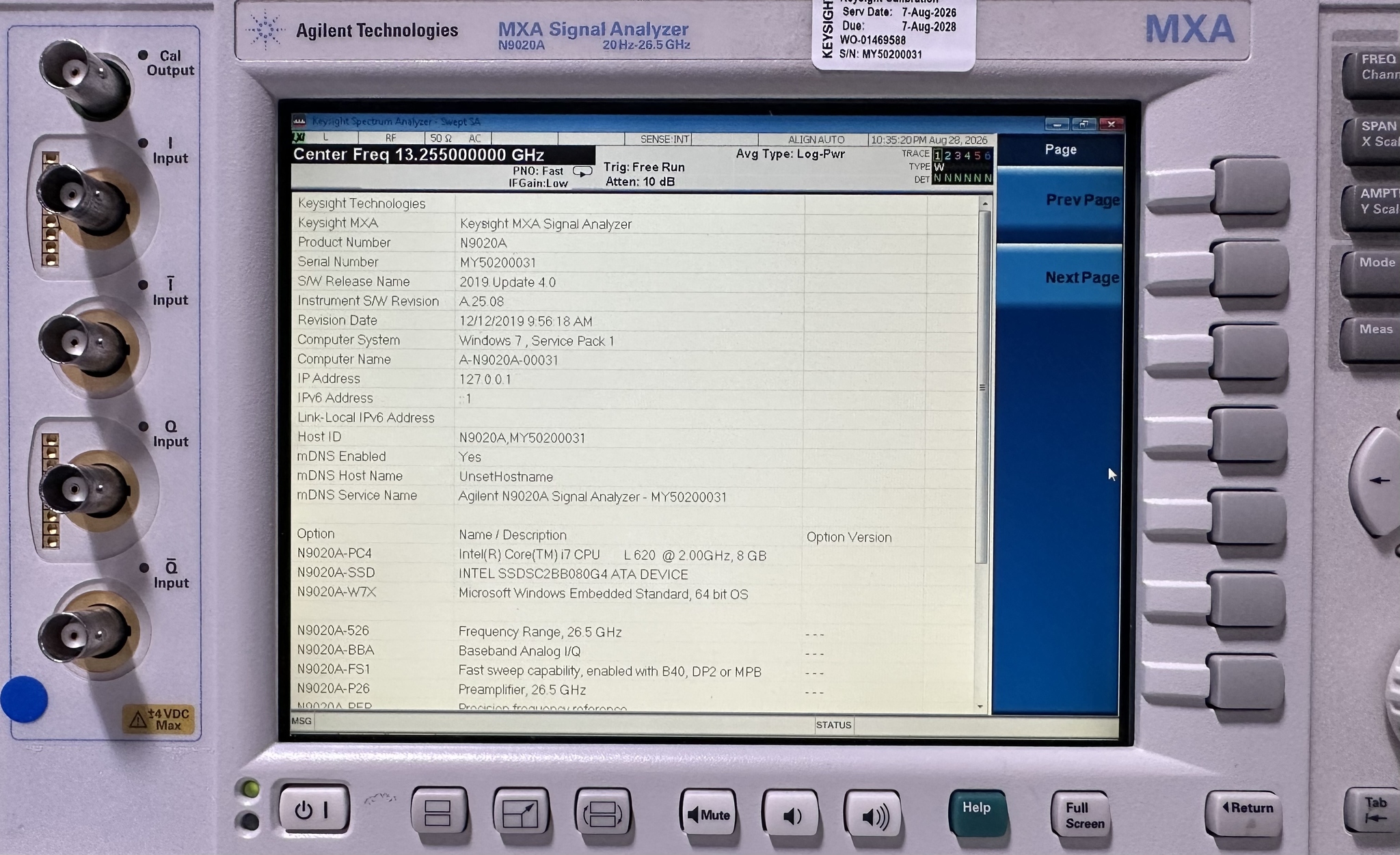 スペクトラムアナライザ - Used Keysight Equipment